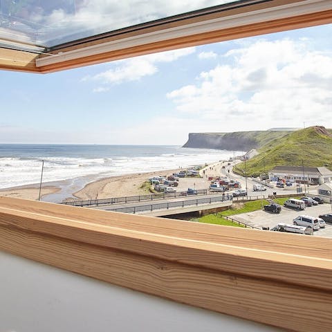 Have a stroll to Saltburn Beach – it's less than a five-minute stroll or simply enjoy the sea views from your home