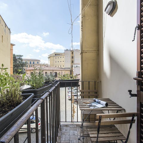 Your own private balcony