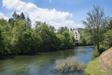 Take walks along the river that runs right next to this beautiful chateau