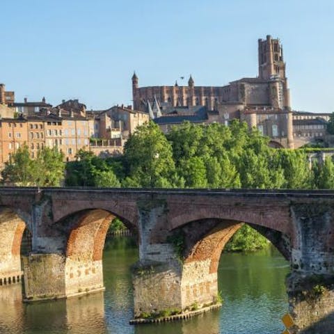 Explore the Midi-Pyrenees area, starting with Sainte-Cecile Cathedral of Albi