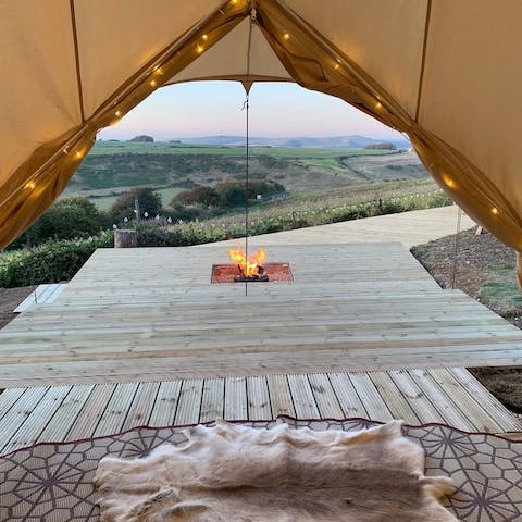 Enjoy a luxurious glamping experience in some of the more adventurous accommodation