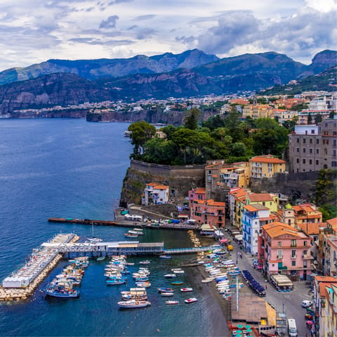 Explore Sorrento, Amalfi and Positano – they're all within easy reach