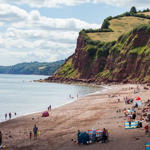 Stroll down to Ness Cove Beach, a mile away from home