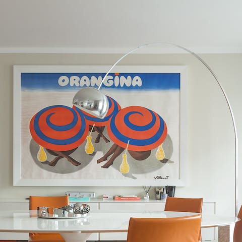 The vintage Orangina advert