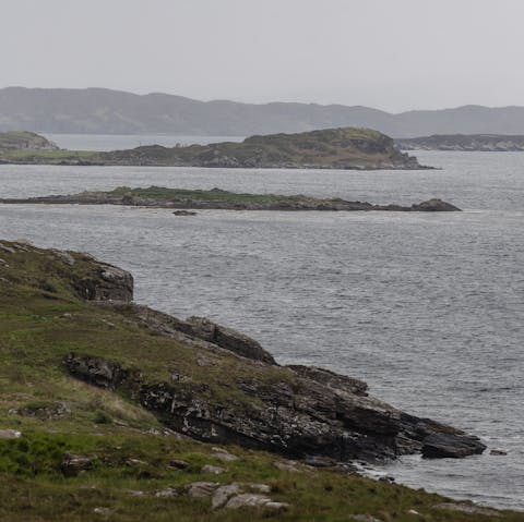 Explore the stunning landscape of the remote peninsula of Applecross – just opposite the Isle of Skye