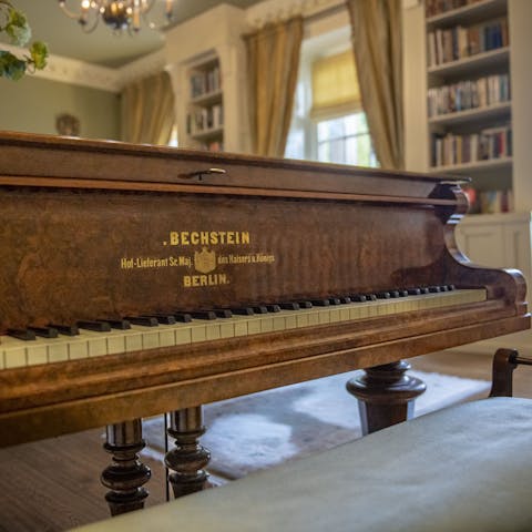 Play old-fashioned parlour games and have a sing-song around the piano