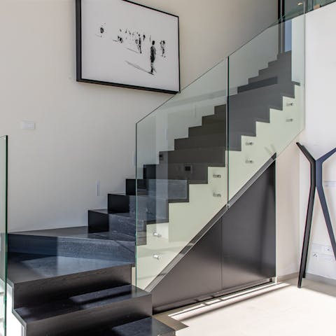 The elegant staircase