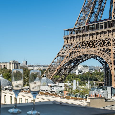 Striking Eiffel Tower views