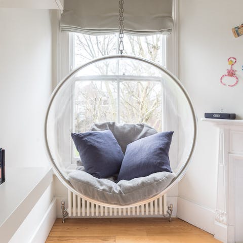 hanging chair space