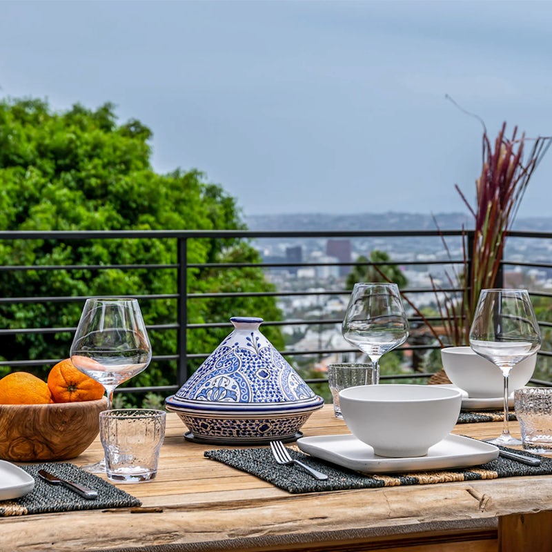 Soak up some California sunshine on the decked terrace