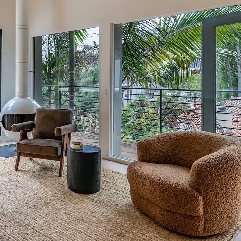 Lounge around in the stunning living area after a day of discovering LA's sights