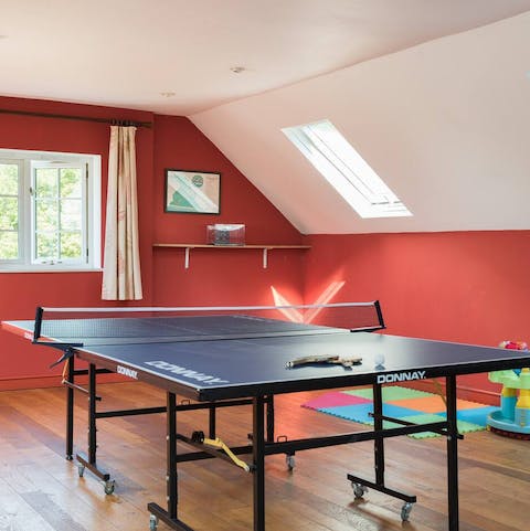 Unleash your competitive side in the games room