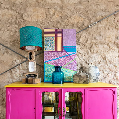 The colourful cupboard