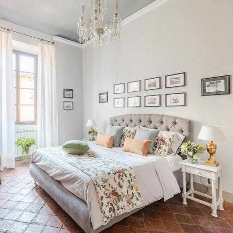 Wake up feeling rested in this beautiful bedroom