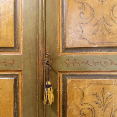 Antique wooden doors