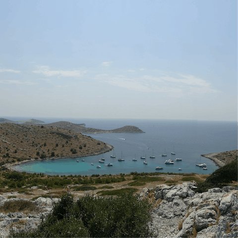 Spend a full day experiencing the beauty of the nearby Kornati islands by boat