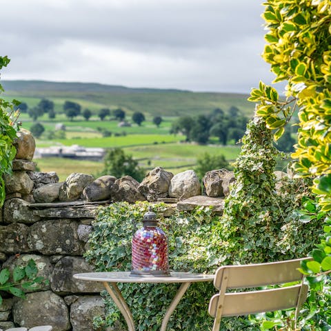 Sip your morning coffee as you admire the beautiful views