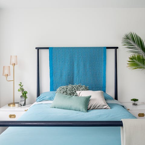 The perfectly curated bedrooms