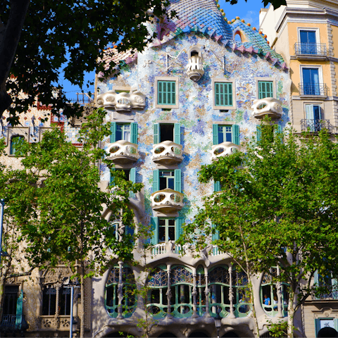 Take in some Barcelona's infamously stunning architecture