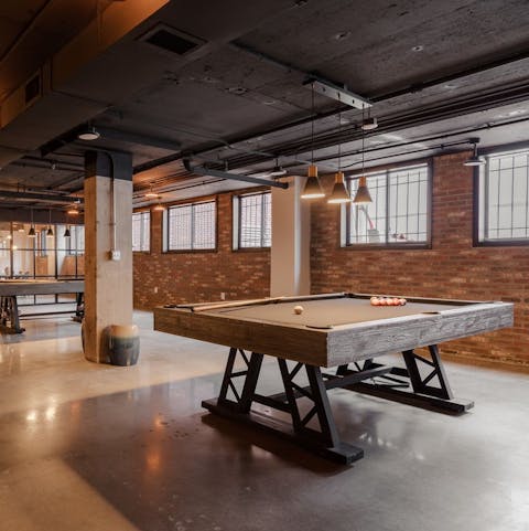 Make the most of the onsite lounge and games room