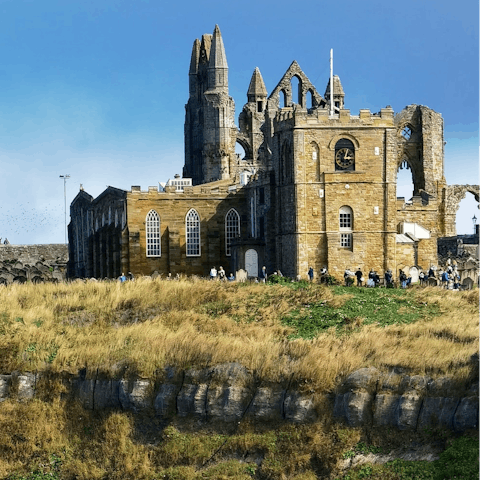 Wander through the town centre to admire the views from the Abbey