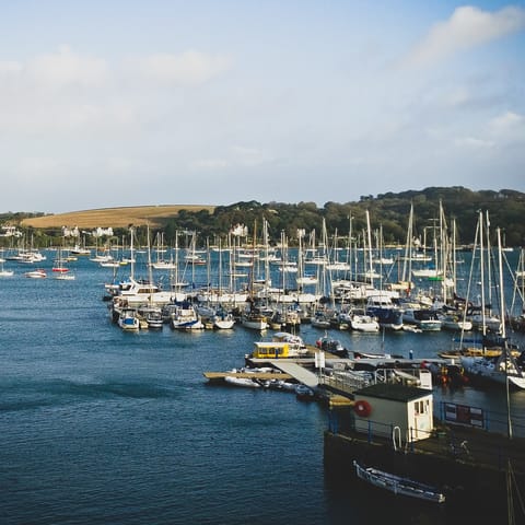 Head off on a short twenty-minute ferry ride for an afternoon of culture and creativity in Falmouth