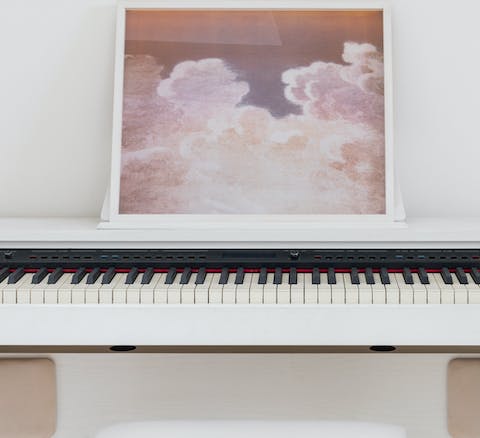 Play a jaunty tune on the electric piano