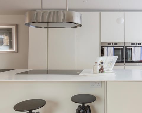 A sleek and modern kitchen