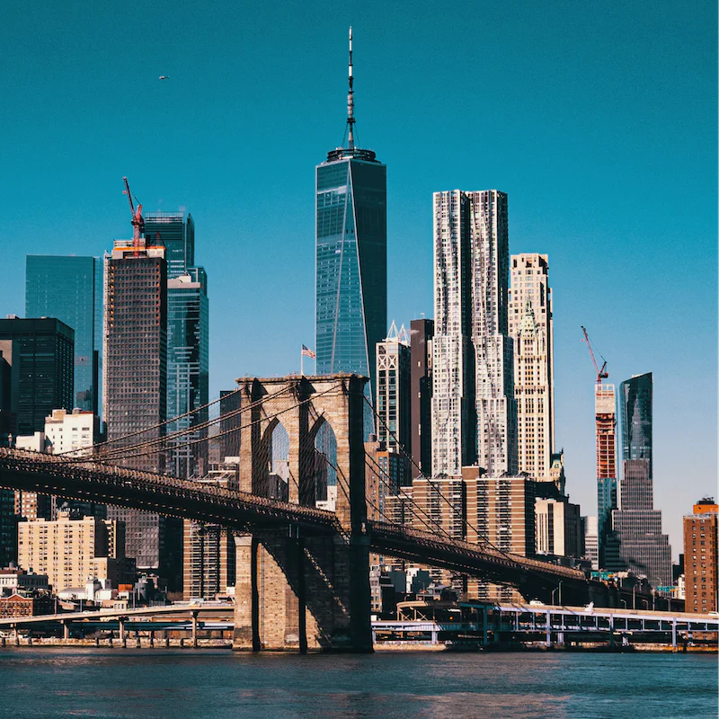 Hop on the subway for fourteen minutes to Brooklyn Bridge – walking across it is a must