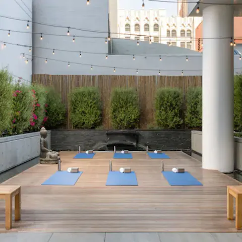 Calm the mind with some relaxing outdoor yoga and meditation