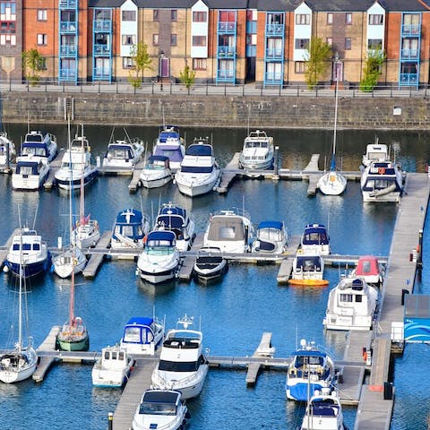 Explore the colourful Marina that's right on your doorstep