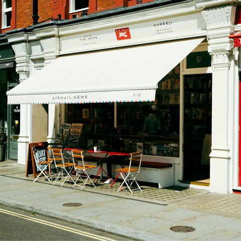 Begin your day with a coffee stop in Marylebone
