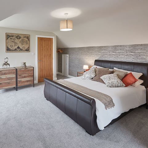 Wake up refreshed and relaxed in your generous bedroom