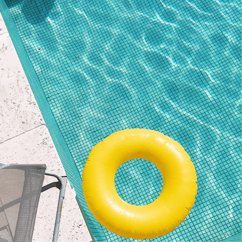 Cool off from the balmy heat with a dip in the pool