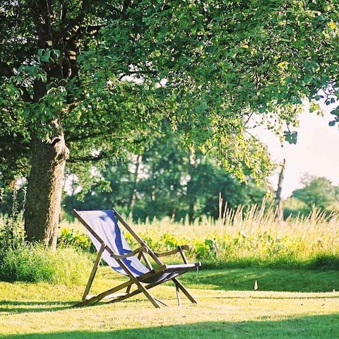 Find a quiet spot to nurse your first coffee of the day