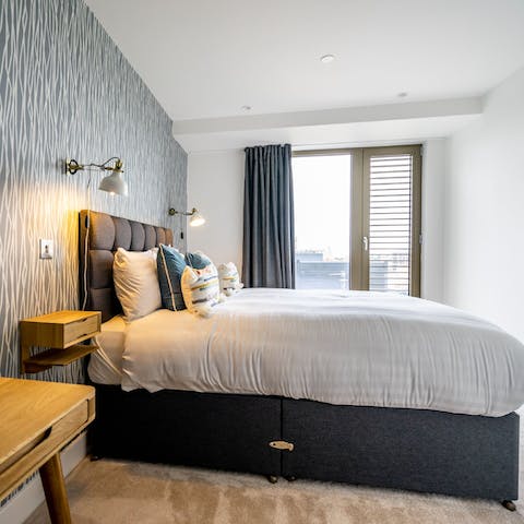 Swiftly drift of in the relaxing ambience of the bedrooms