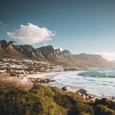 Wander down to beautiful Camps Bay in six minutes