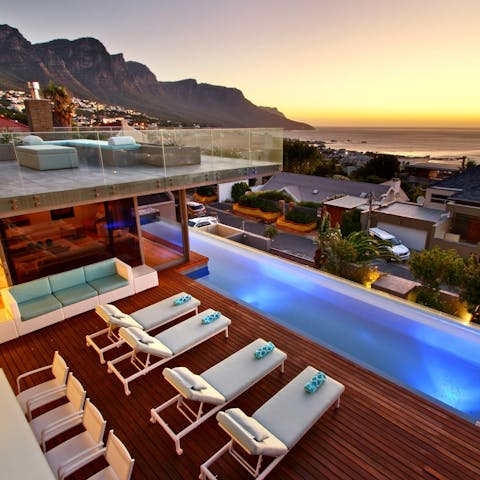 Watch the sun go down from the privacy of your rooftop terrace
