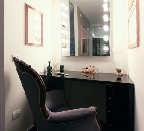 A private dressing room