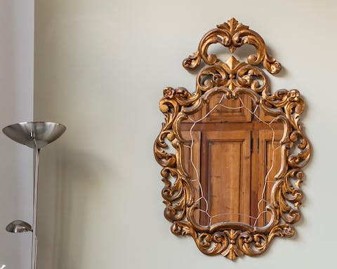 This antique mirror