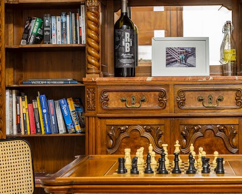 The ornate chessboard