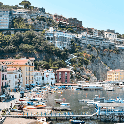 Mosey down to Sorrento's waterfront, just a short stroll away