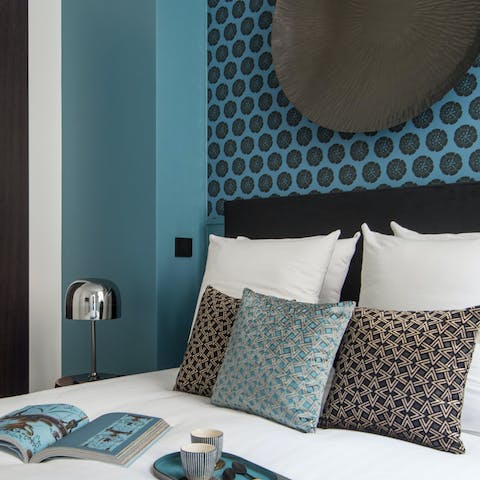 Look forward to falling asleep in the characterful bedrooms with premium quality beds