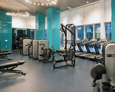 A fully fitted gym