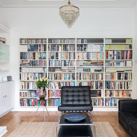 Make the most of the expansive home library