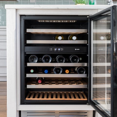 The state-of-the-art wine fridge