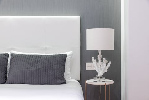 The coral bedside lamp