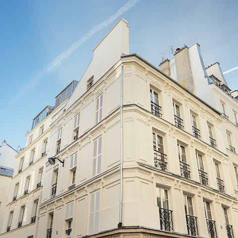 Treat yourself to a characterful Parisian pad with old-world charm