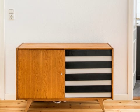 This mid-century-style sideboard