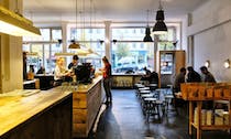 Sip excellent coffee at The Barn